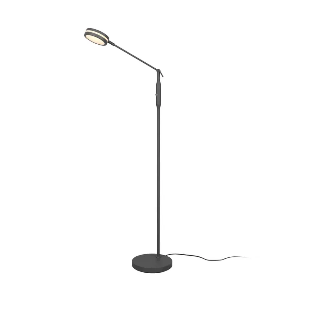 Trio Lighting Gulvlamper|Gulvlamper > LED-gulvlampe Franklin, sensordæmper, antracit