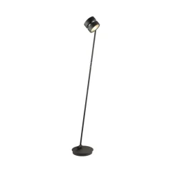 Brilliant Gulvlamper > LED-gulvlampe Glow-Sphere, højde 146 cm, sort, metal