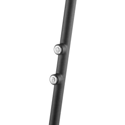 Brilliant Gulvlamper > LED-gulvlampe Glow-Sphere, højde 146 cm, sort, metal