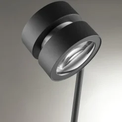 Brilliant Gulvlamper > LED-gulvlampe Glow-Sphere, højde 146 cm, sort, metal