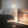 Briloner Gulvlamper > LED-gulvlampe Loca, brun, højde 123 cm, plast/metal