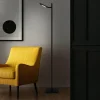 Näve Gulvlamper > LED-gulvlampe Lupa sort højde 135 cm metal touchdim