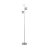 Searchlight Gulvlamper|Gulvlamper > LED-gulvlampe Marbles, kromfarvet, glas, 152 cm høj