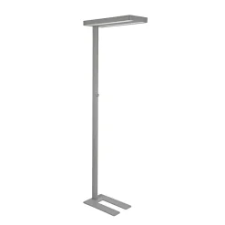 Maul Arbejdsrum/Kontor > LED-gulvlampe juvis, sølv, 196 cm, dæmpbar fod