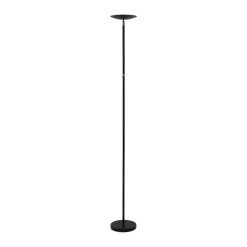 Maul Arbejdsrum/Kontor|Gulvlamper > LED-gulvlampe sphere, sort, dæmpbar, højde 183 cm