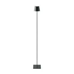 Sigor Terrassebelysning > LED-gulvlampe Nuindie IP54 120 cm rund USB-C sort