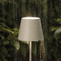 Sigor Terrassebelysning > LED-gulvlampe Nuindie IP54 120 cm rund USB-C dune beige