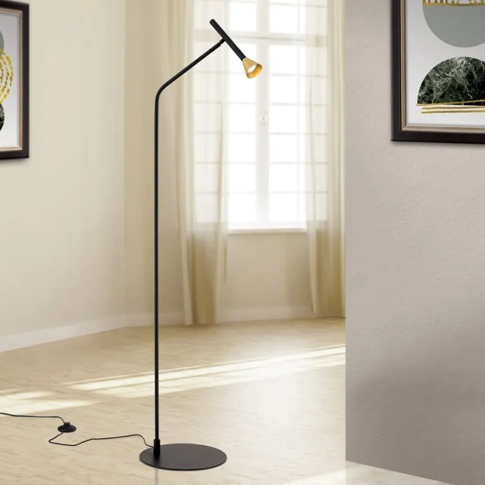 Gulvlamper ^ ORION LED-gulvlampe Odeon, højde 147 cm, metal