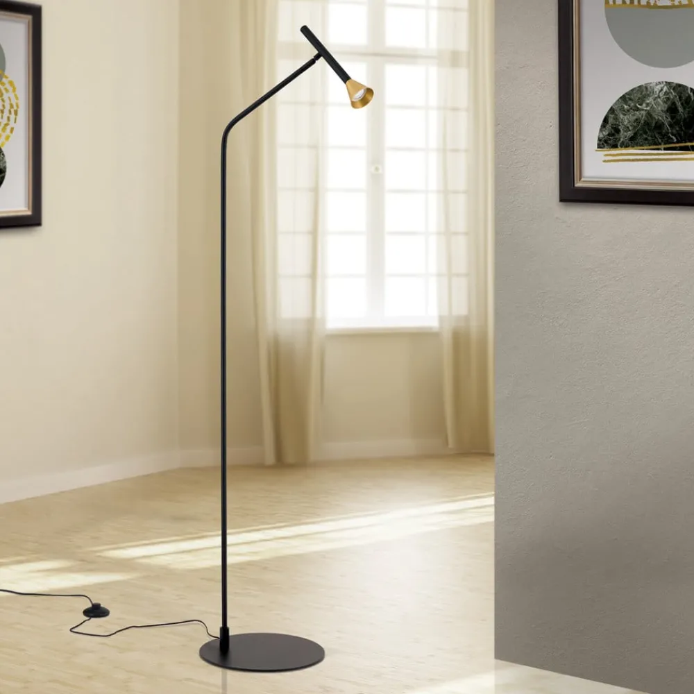 Gulvlamper ^ ORION LED-gulvlampe Odeon, højde 147 cm, metal