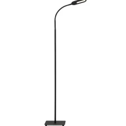 Briloner Arbejdsrum/Kontor|Gulvlamper > LED-gulvlampe Office Step, dæmpbar, sort