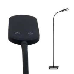 Briloner Arbejdsrum/Kontor|Gulvlamper > LED-gulvlampe Office Step, dæmpbar, sort