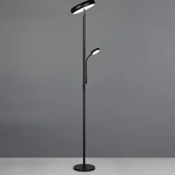 Reality Leuchten Gulvlamper > LED-gulvlampe Palermo, sort mat, fjernbetjening, hukommelse