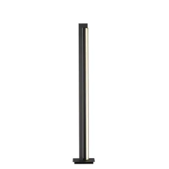 Gulvlamper ^ PURE LED-gulvlampe Lines, antracit, fjernbetjening, 140 cm