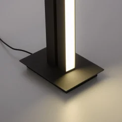 Gulvlamper ^ PURE LED-gulvlampe Lines, antracit, fjernbetjening, 140 cm