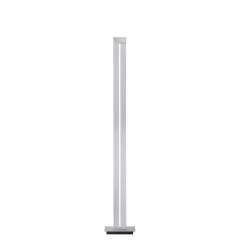 PURE Gulvlamper > LED-gulvlampe Lines, sølv, fjernbetjening, 140 cm