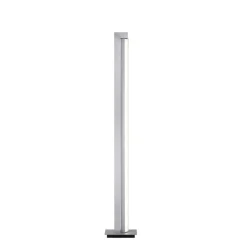 PURE Gulvlamper > LED-gulvlampe Lines, sølv, fjernbetjening, 140 cm