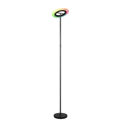 Reality Leuchten Gulvlamper > LED-gulvlampe Samba, højde 175 cm, sort, CCT, RGB