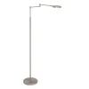 Steinhauer Gulvlamper|Gulvlamper > LED-gulvlampe Soleil, stålfarvet, metal, dæmper