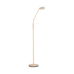 FISCHER & HONSEL Gulvlamper|Gulvlamper > LED-gulvlampe Sorento, højde 138 cm, sandfarvet, metal, CCT