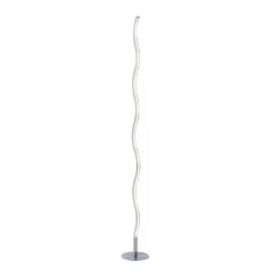 Gulvlamper ^ JUST LIGHT. GmbH LED-gulvlampe Wave 3.000K 120 cm stål