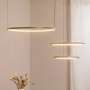 Nowodvorski Lighting Pendellamper > LED-hængelampe CIRCOLO, olivgrøn, Ø 30/45/60 cm, 3 lyskilder