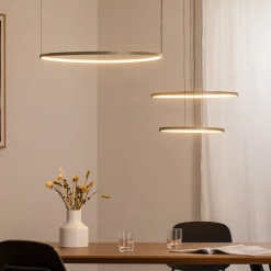 Nowodvorski Lighting Pendellamper > LED-hængelampe CIRCOLO, olivgrøn, Ø 30/45/60 cm, 3 lyskilder