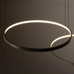 Nowodvorski Lighting Pendellamper > LED-hængelampe CIRCOLO, olivgrøn, Ø 30/45/60 cm, 3 lyskilder