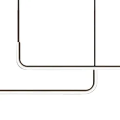 Pendellamper ^ Milagro Lighting LED-hængelampe Horizon, metal, sort, 4.000 K