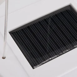 Dekorationsbelysning|Solcellelamper ^ Globo LED-hængelampe 33982, hvid, hør, plast