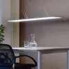 Arbejdsrum/Kontor ^ Deko-Light 3422 LED-hængelampe, kantet, Dip-Switch, aluminium