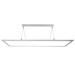 Arbejdsrum/Kontor ^ Deko-Light 3422 LED-hængelampe, kantet, Dip-Switch, aluminium