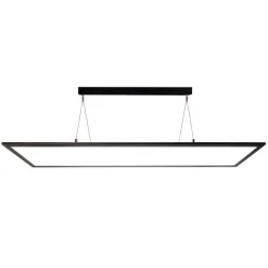 Deko-Light Arbejdsrum/Kontor > 3422 LED-hængelampe, kantet, Dip-Switch, sort