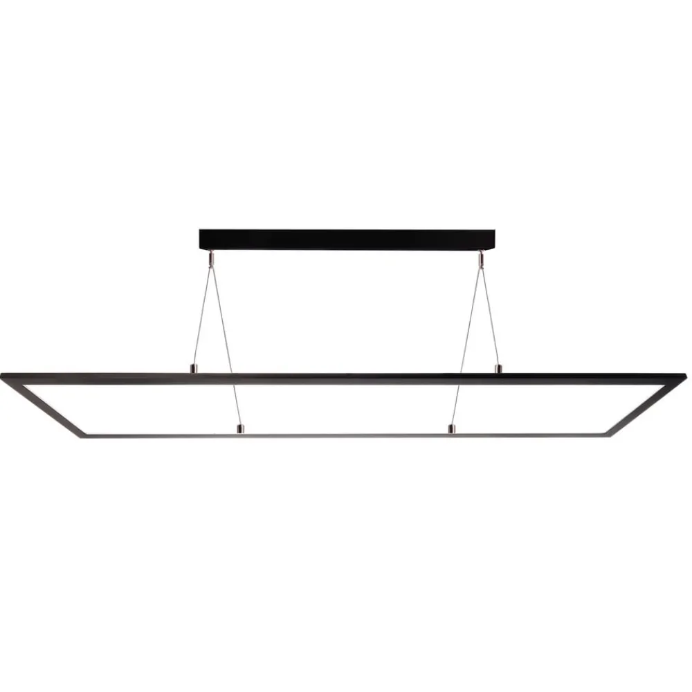 Deko-Light Arbejdsrum/Kontor > 3422 LED-hængelampe, kantet, Dip-Switch, sort