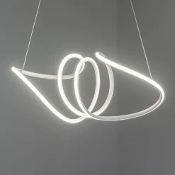 Eko-Light Pendellamper > LED-hængelampe Loca, plast, hvid, 56 W, længde 70 cm