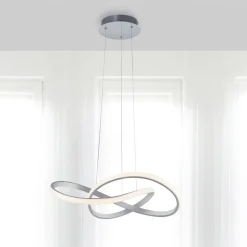 JUST LIGHT. GmbH Pendellamper > LED-hængelampe Maria, dæmpbar, aluminium
