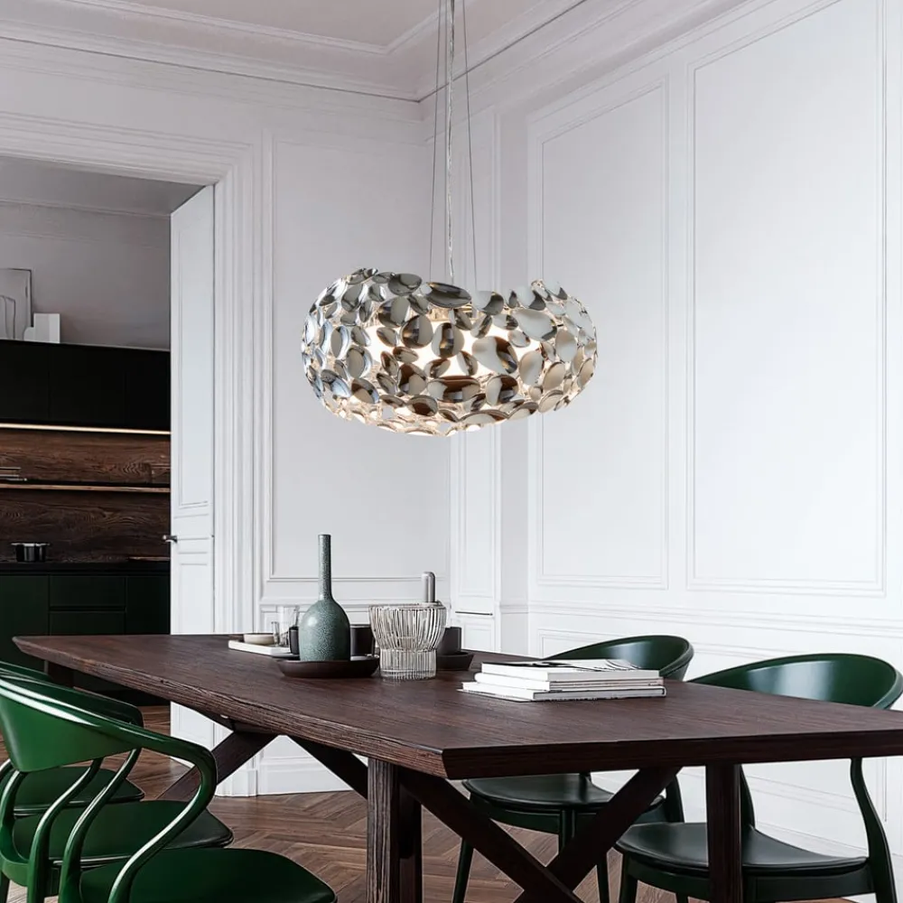 Schuller Valencia Pendellamper > LED-hængelampe Narisa 47 cm blankt krom