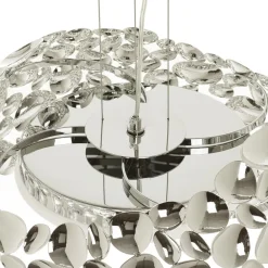 Schuller Valencia Pendellamper > LED-hængelampe Narisa 47 cm blankt krom