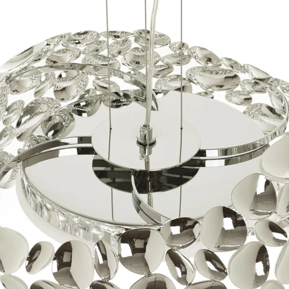 Schuller Valencia Pendellamper > LED-hængelampe Narisa 47 cm blankt krom