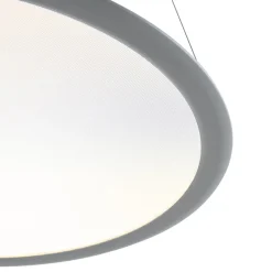 Pendellamper ^ Deko-Light LED-hængelampe PANEL, grå, Ø 63 cm, metal, CCT, dæmpbar, 50 W