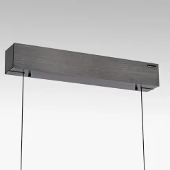PURE Pendellamper > LED-hængelampe E-Popup, platin, glas, CCT, 18-flg.