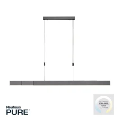 PURE Pendellamper|Pendellamper > LED-hængelampe Moto, platin, dæmpbar, CCT
