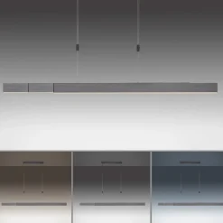PURE Pendellamper|Pendellamper > LED-hængelampe Moto, platin, dæmpbar, CCT