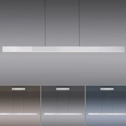 Pendellamper ^ PURE LED-hængelampe Moto-Rise, diamant, aluminium, CCT