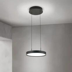 Pendellamper ^ ORION LED-hængelampe Teide, sort, 1 lyskilde, metal, 2.700 K