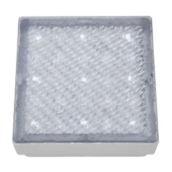 Nedgravet Udebelysning|Udendørs Spot ^ Searchlight LED indbygget gulvlampe Walkover, IP68 8x8cm