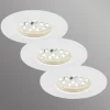 Briloner Loftlamper|Indbygningsspots > LED-indbygningslampe Attach Dim, IP44, sæt med 3, hvid