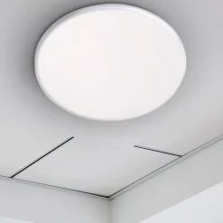 Näve Loftlamper|Indbygningsspots > LED-indbygningslampe Suma, Ø 21,5 cm, hvid, dæmpbar, IP44