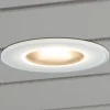 Udendørs Loftlamper ^ Konstsmide LED-indbygningslampe 7875 til udendørs loft, hvid