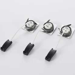 Lindby Loftlamper|Indbygningsspots > LED-indbygningsspot Andrej, kantet, nikkel, sæt med 3 stk