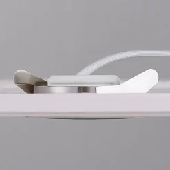 Lindby Loftlamper|Indbygningsspots > LED-indbygningsspot Andrej, kantet, nikkel, sæt med 3 stk